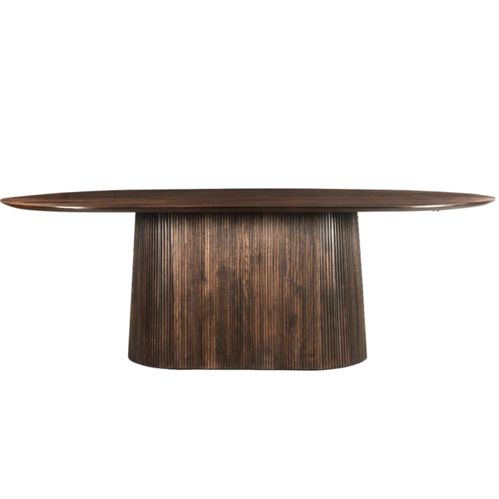 wohnli-moebel-suche-M24147564 Wohnli Möbelsuche - Esstisch Oval 8 Personen 200 cm aus braunem holz