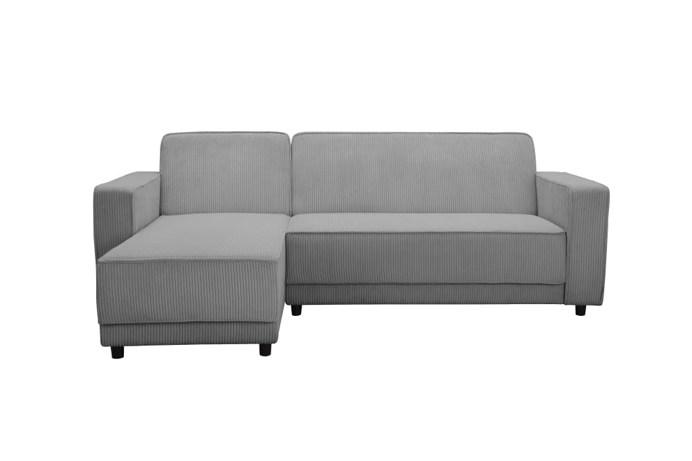 Wohnli Möbelsuche - Schlafsofa 3-Sitzer mit Chaiselongue aus Stoff
