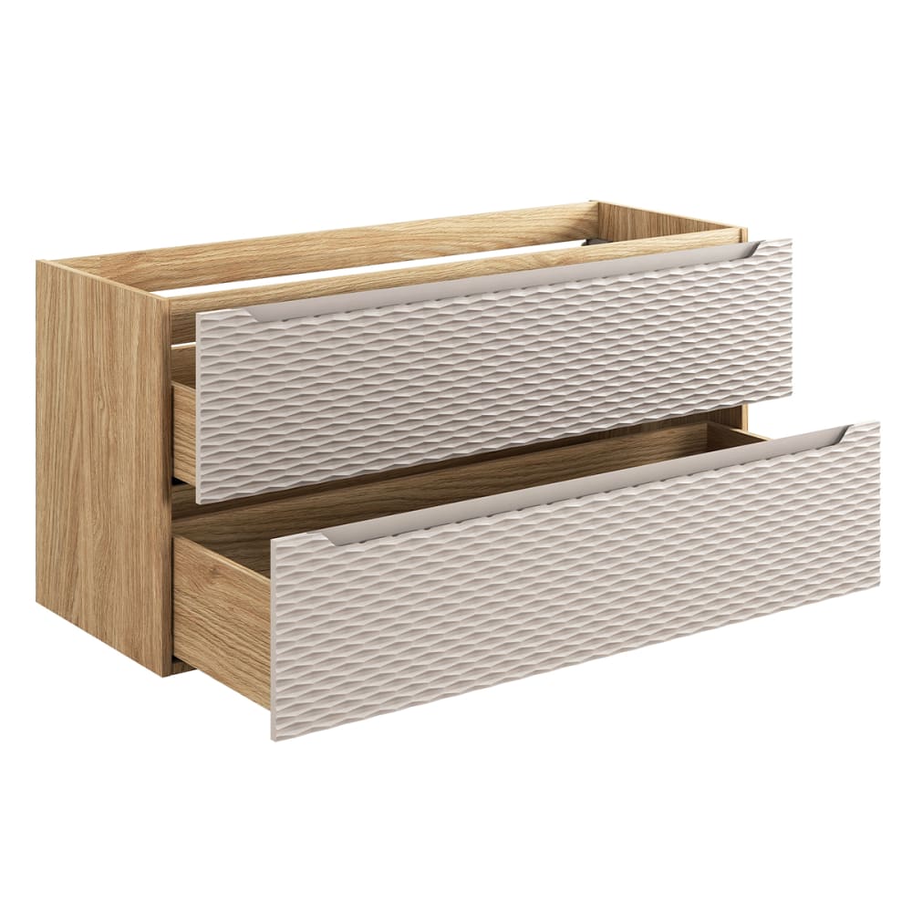 Beige und Holzoptik