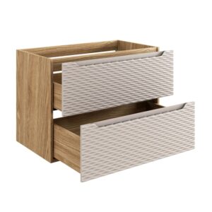 Beige und Holzoptik