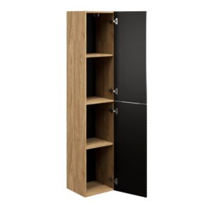 Schwarz und Holzoptik