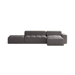 Wohnli Möbelsuche - Ecksofa aus Bouclé-Stoff 5-Sitzer