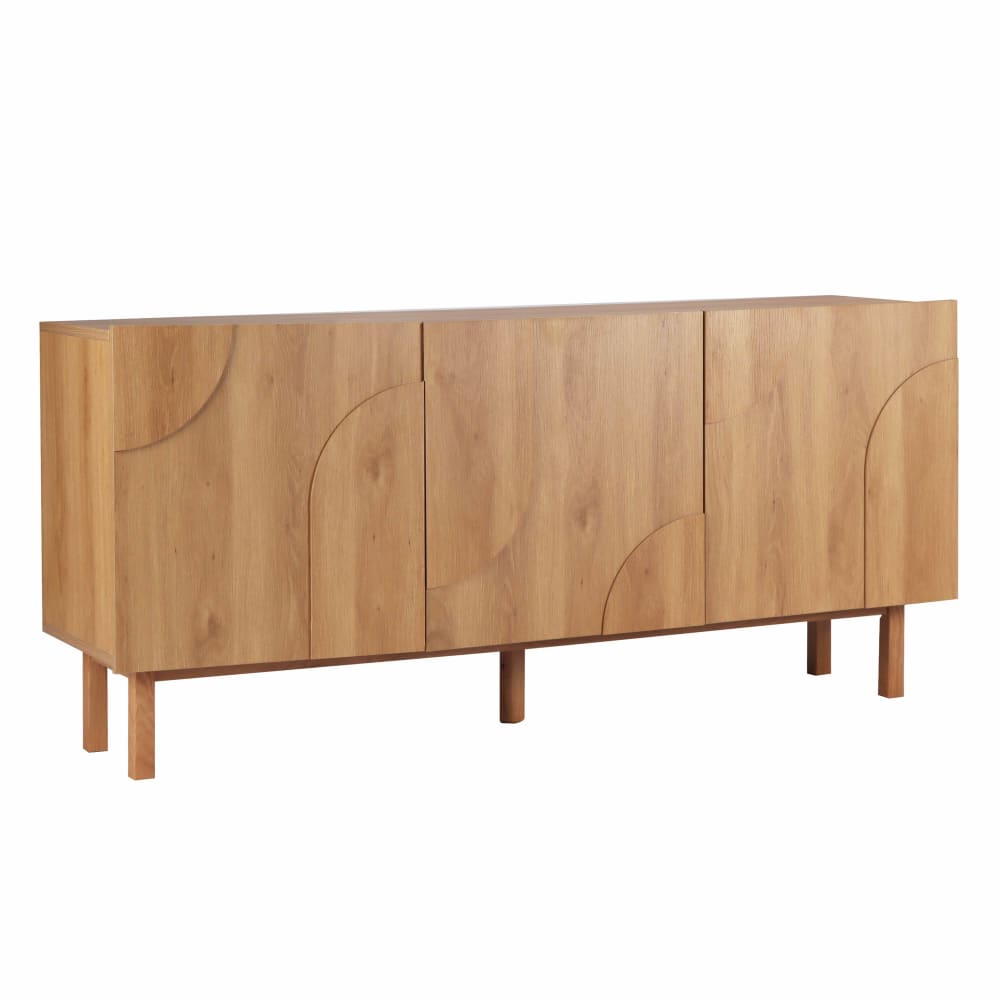 Wohnli Möbelsuche - 3-türiges Melamin-Sideboard 160 cm in Holzoptik