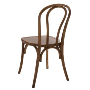 wohnli-moebel-suche-M24150747-1 Set mit 2 Stühlen im Bistrostil aus dunklem Ulmenholz 43x88x57cm Holz Braun Oviala Möbel Esszimmermöbel Stühle