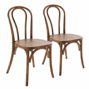 wohnli-moebel-suche-M24150747 Wohnli Möbelsuche - Set mit 2 Stühlen im Bistrostil aus dunklem Ulmenholz