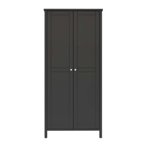 Kleiderschrank Tromsø 178x195x50cm Spanplatte Braun ebuy24 Möbel Schlafzimmermöbel Schränke