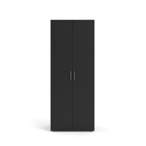 wohnli-moebel-suche-M24153779-1 Kleiderschrank Petra 79x201x50cm Spanplatte Schwarz ebuy24 Möbel Schlafzimmermöbel Schränke