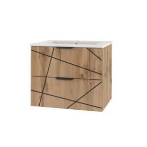 Wohnli Möbelsuche - Einzelner Waschtisch 60cm Melamin Holz