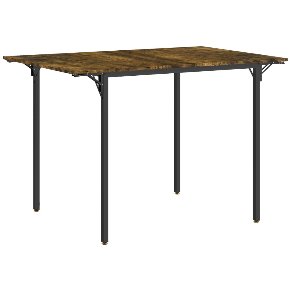 Wohnli Möbelsuche - Table à manger pliable style industriel - 2 rabats - 2 à 4 personnes