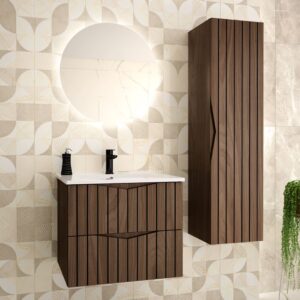 Holzoptik und Schwarz