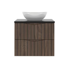 Holzoptik und Schwarz