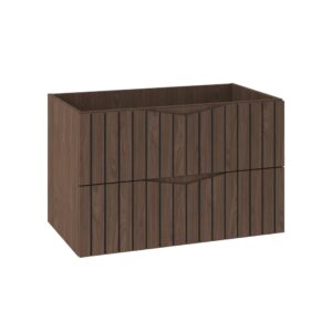 wohnli-moebel-suche-M24156180 Wohnli Möbelsuche - Waschtischunterschrank 80cm Melamin Holz und Schwarz