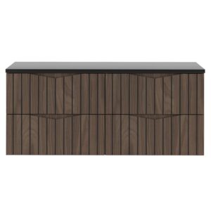 Holzoptik und Schwarz