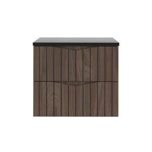 Holzoptik und Schwarz