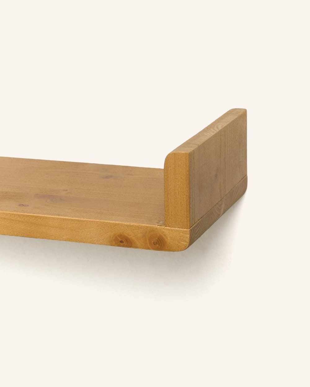 wohnli-moebel-suche-M24157352-1 Regal aus massivem Tannenholz Hellbraun 60x10x18cm Holz Braun Hannun Möbel Wohnzimmermöbel Regale