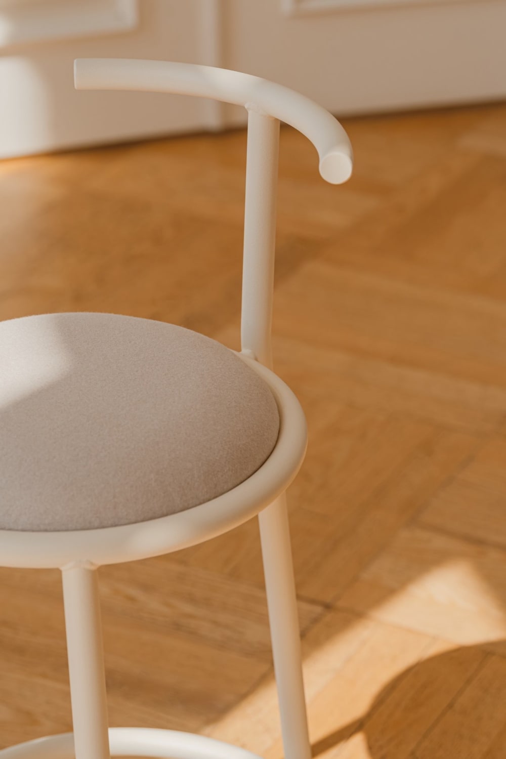 41x68x41cm Edelstahl Beige noo.ma Möbel Esszimmermöbel Barhocker