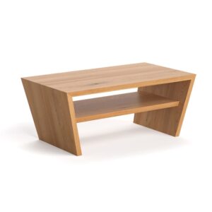 Couchtisch aus massivem Holz 100 cm 55x45x100cm Holz Braun Danzz Möbel Wohnzimmermöbel Couchtische