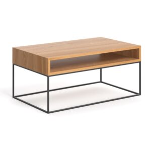 Couchtisch aus massivem Holz 100 cm 60x45x100cm Holz Braun Danzz Möbel Wohnzimmermöbel Couchtische