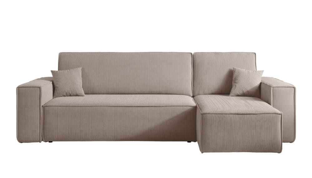 wohnli-moebel-suche-M24158582 Wohnli Möbelsuche - Ecksofa mit Schlaffunktion und Cordbezug