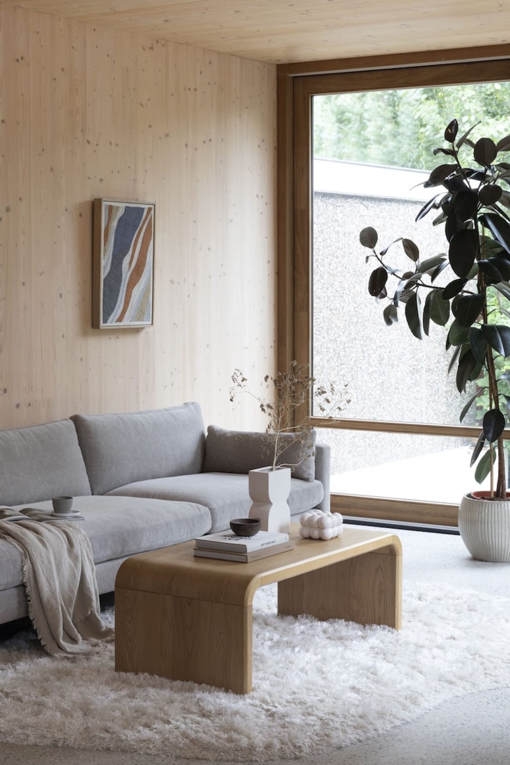 Rechteckiger Couchtisch aus Gummibaumholz 120x45x60cm Holz Braun Zuiver Möbel Wohnzimmermöbel Couchtische