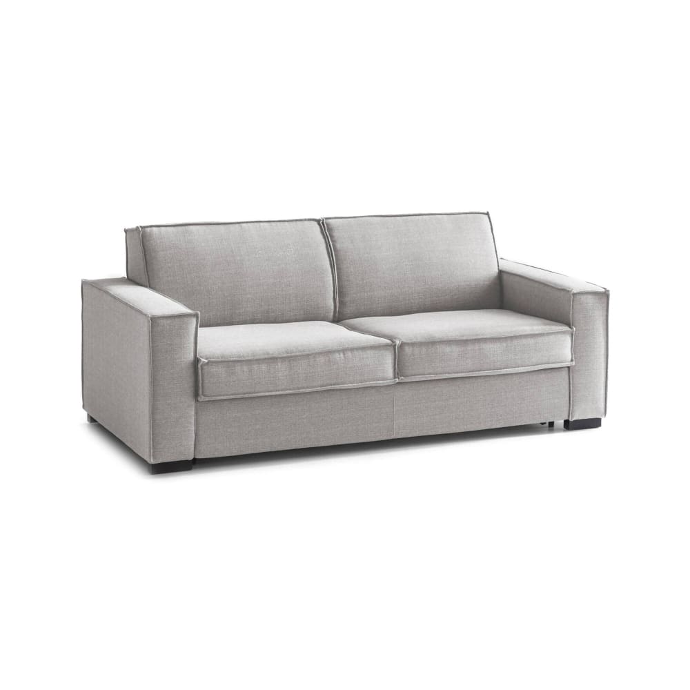 wohnli-moebel-suche-M24159042 Wohnli Möbelsuche - 2-Sitzer-Schlafsofa aus grauem Öko-Leder