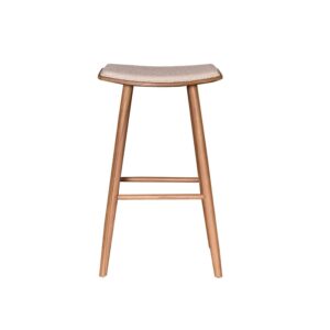 wohnli-moebel-suche-M24159655 Wohnli Möbelsuche - Hocker aus massivem Teakholz Bouclé-Sitz 75 cm