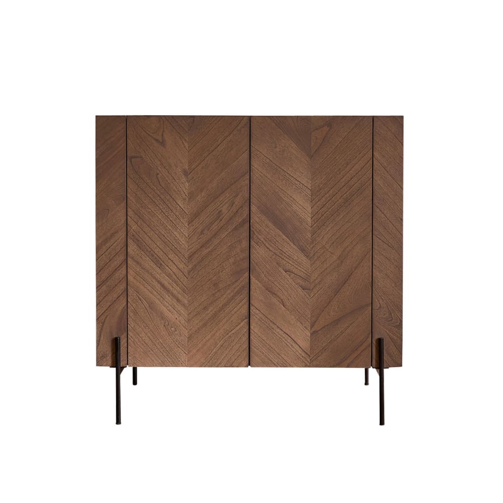 wohnli-moebel-suche-M24159656 Wohnli Möbelsuche - Barschrank aus massivem Mindi und Metall in Walnuss-Finish 100 cm