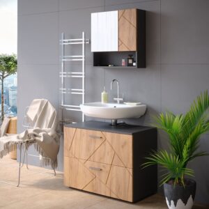 wohnli-moebel-suche-M24159881-1 Goldkraft Eiche/Anthrazit 80 x 58.6cm