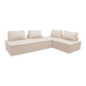Wohnli Möbelsuche - 2er-Set 2-Sitzer Sofas cremefarben
