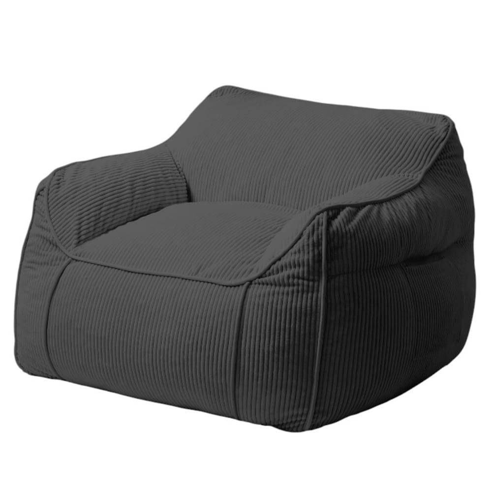 wohnli-moebel-suche-M24163828 Wohnli Möbelsuche - Pouf Sessel aus geripptem Samt 100x110 cm