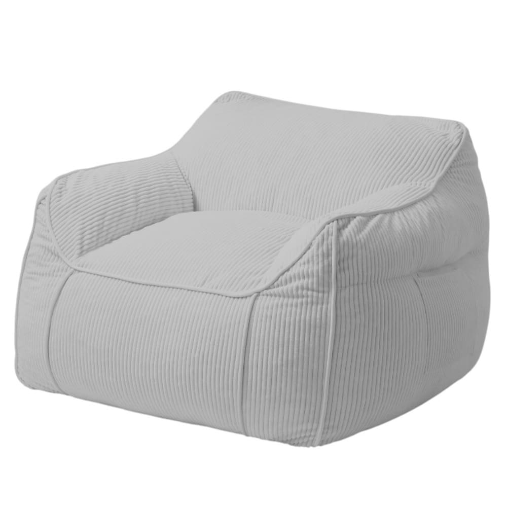 wohnli-moebel-suche-M24163829 Wohnli Möbelsuche - Pouf Sessel aus geripptem Samt 100x110 cm
