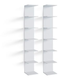 Wohnli Möbelsuche - Wandregal 2er Set Weiß 30x190cm