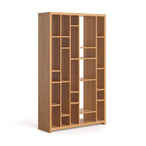wohnli-moebel-suche-M24165347-1 Bücherregal aus massivem Holz 40x210x126cm Holz Braun Danzz Möbel Wohnzimmermöbel Bücherregale