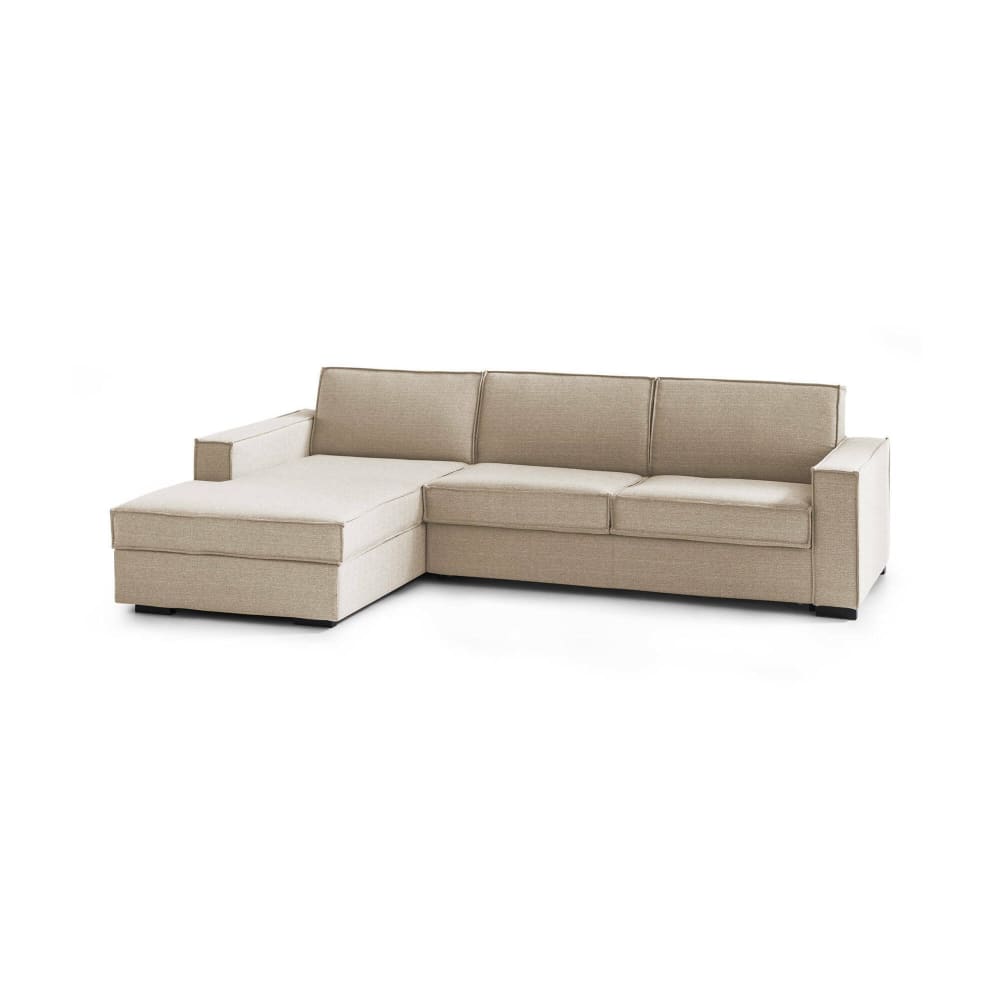 wohnli-moebel-suche-M24166592 Wohnli Möbelsuche - Festes Sofa mit Halbinsel aus beigem Stoff