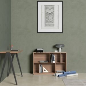 wohnli-moebel-suche-M24168826-1 Bücherregal aus Melamin in Nussbaum 80x119x32 cm 119x80x32cm Spanplatte Braun Herdasa Möbel Wohnzimmermöbel Bücherregale