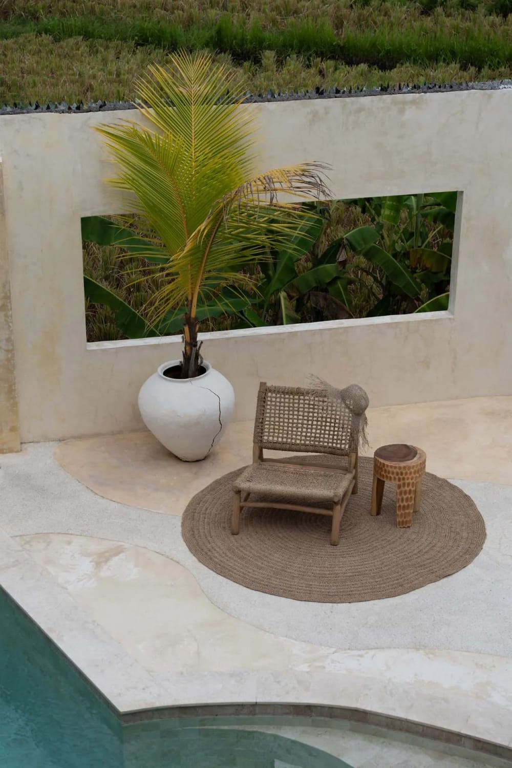 Hocker aus Suarholz in braun, 35 x 35 x 45 cm 35x45x35cm Holz Beige Bazar Bizar Möbel Wohnzimmermöbel Hocker