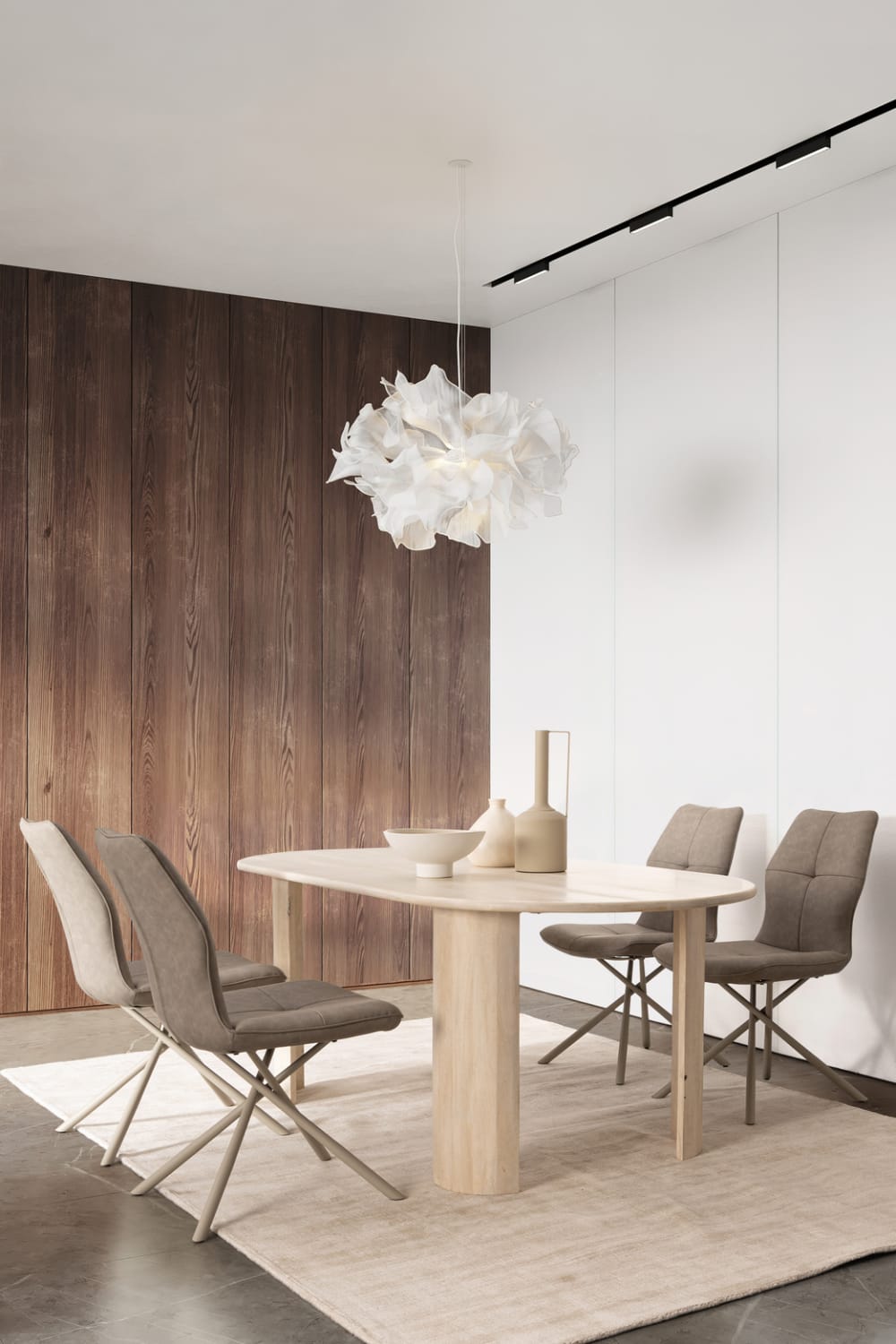 Natürlicher ovaler Tisch 210×100 aus Mangoholz 210x76x100cm Holz Beige Bizzotto Möbel Esszimmermöbel Esstische