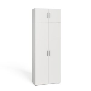 Wohnli Möbelsuche - Universalschrank mit Schrankaufsatz Weiß 80x182.4cm