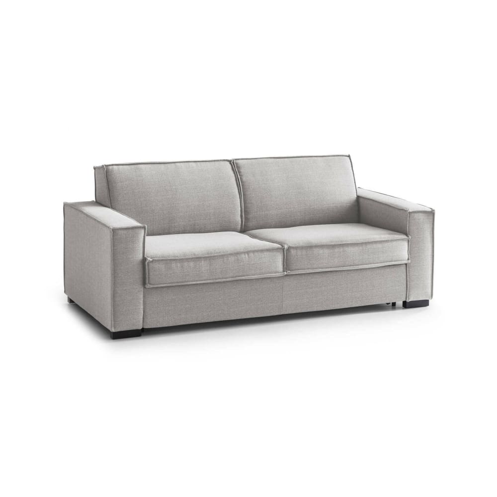 Wohnli Möbelsuche - 2-Sitzer-Schlafsofa aus grauem Stoff