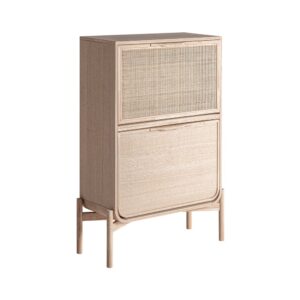 wohnli-moebel-suche-M24171827-1 76x107x29cm Holz Braun Kodu Möbel Flurmöbel Schuhschränke