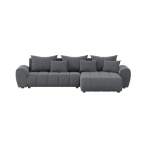 Wohnli Möbelsuche - Ecksofa aus Velvet 4-Sitzer