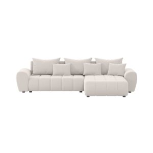 Wohnli Möbelsuche - Ecksofa aus Velvet 4-Sitzer