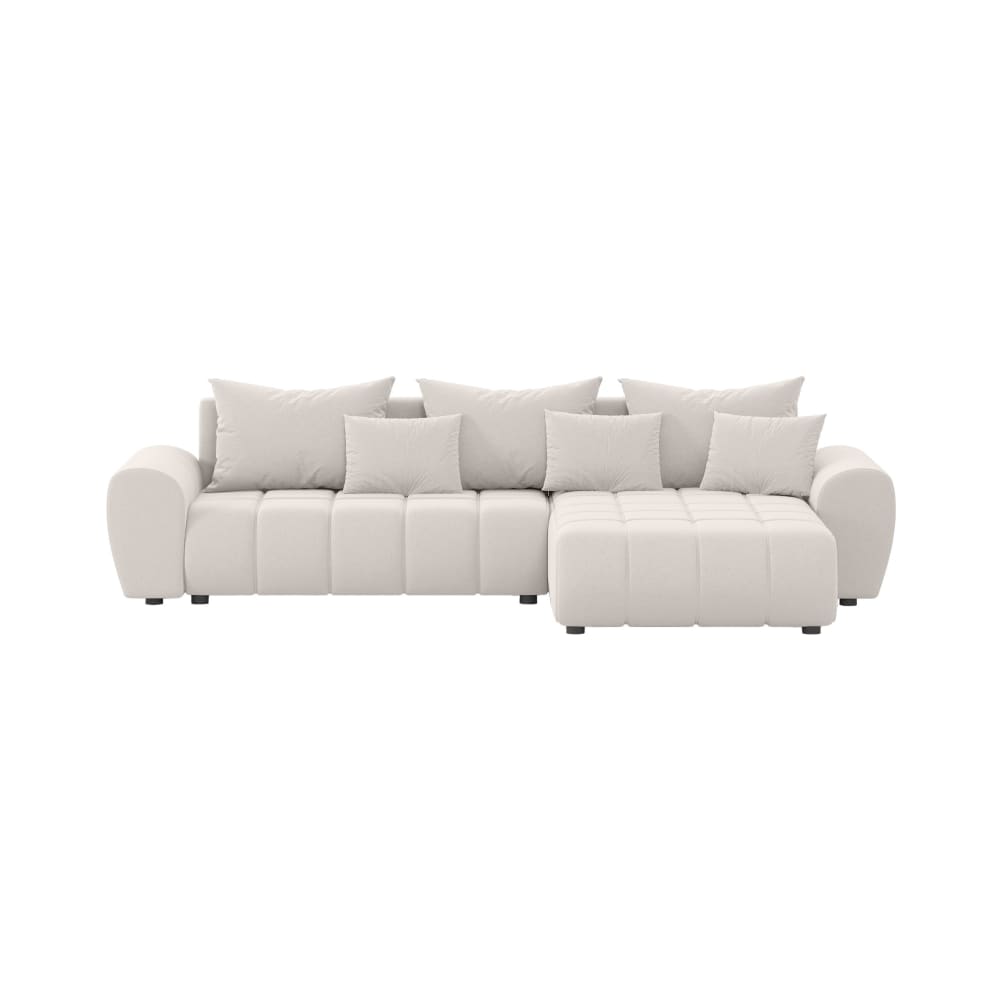 Wohnli Möbelsuche - Ecksofa aus Velvet 4-Sitzer