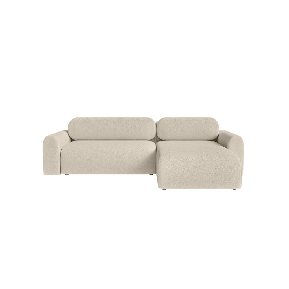 Wohnli Möbelsuche - Ecksofa aus weichem Stoff 4-Sitzer