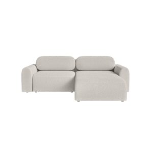 Wohnli Möbelsuche - Ecksofa aus weichem Stoff 3-Sitzer