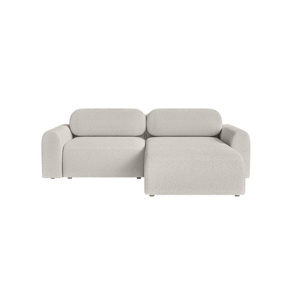 Wohnli Möbelsuche - Ecksofa aus weichem Stoff 3-Sitzer