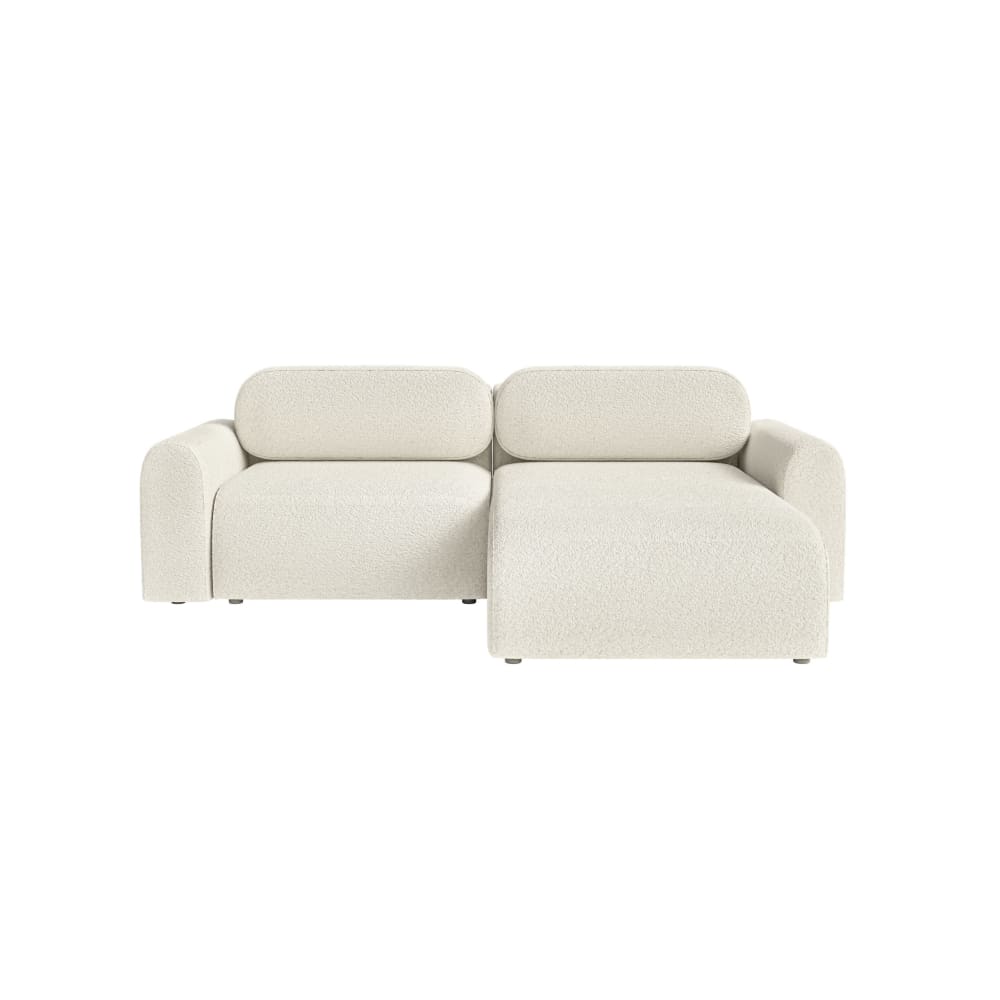 Wohnli Möbelsuche - Ecksofa aus weichem Stoff 3-Sitzer