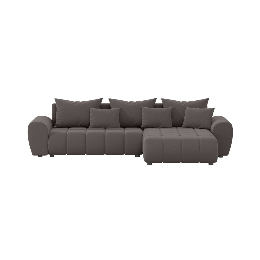 Wohnli Möbelsuche - Ecksofa aus Velvet 4-Sitzer