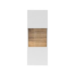 wohnli-moebel-suche-M24173481-1 Wandvitrine 1 Tür HDF Weiß 36x95x30cm Spanplatte Weiß Petits meubles Möbel Esszimmermöbel Vitrine und Vitrinenschrank