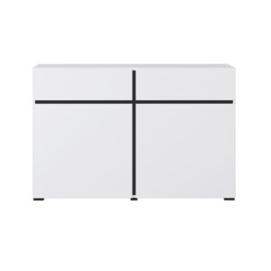 119x78x40cm Spanplatte Weiß Petits meubles Möbel Esszimmermöbel Sideboards, Highboards & niedrige Anrichten